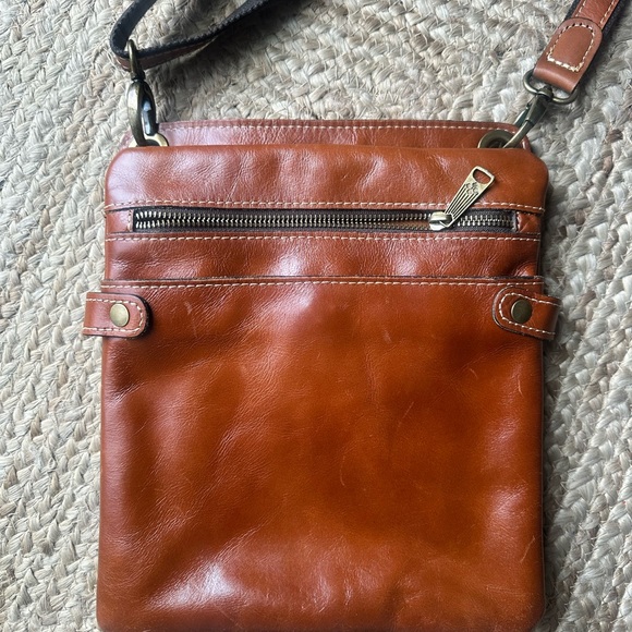 Patricia Nash Handbags - Patricia Nash Leather Crossbody Bag - Chestnut Brown